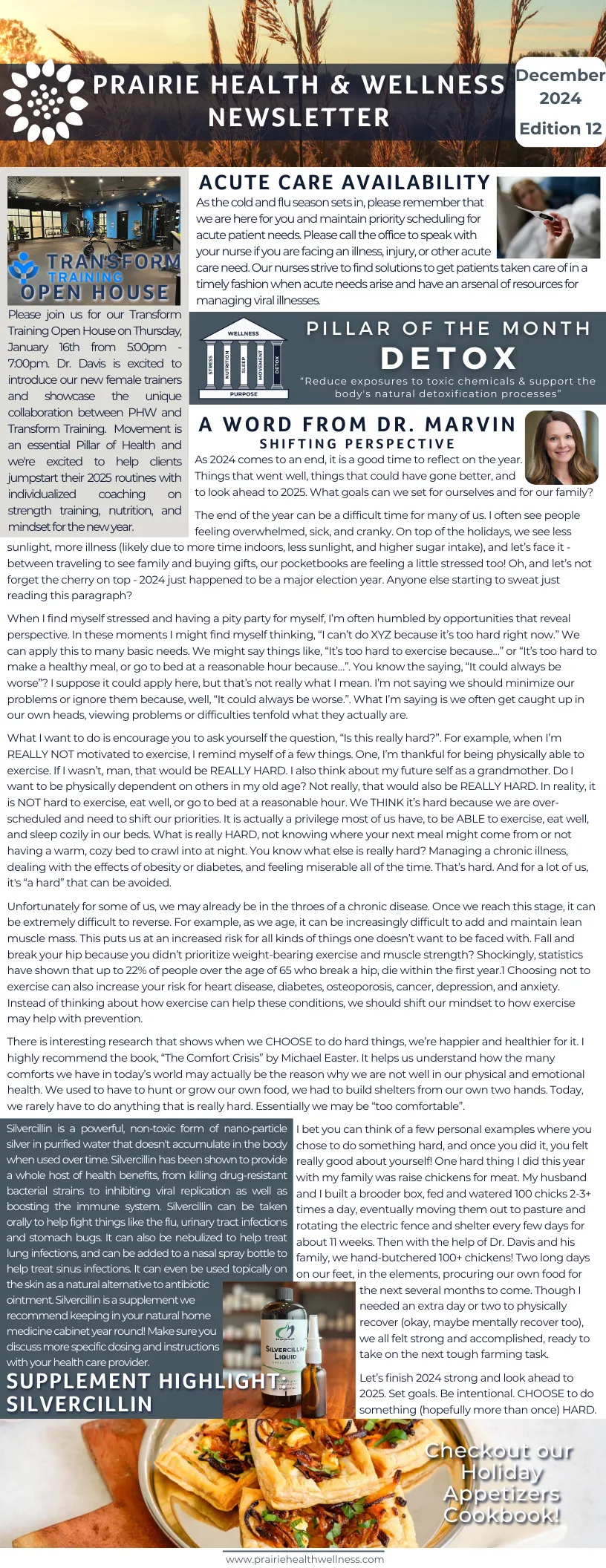 PHW Newsletter Edition 12