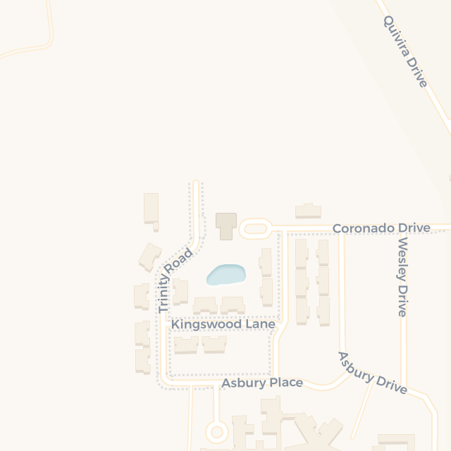 Map showing PHW Hutchinson at 910 Coronado Dr