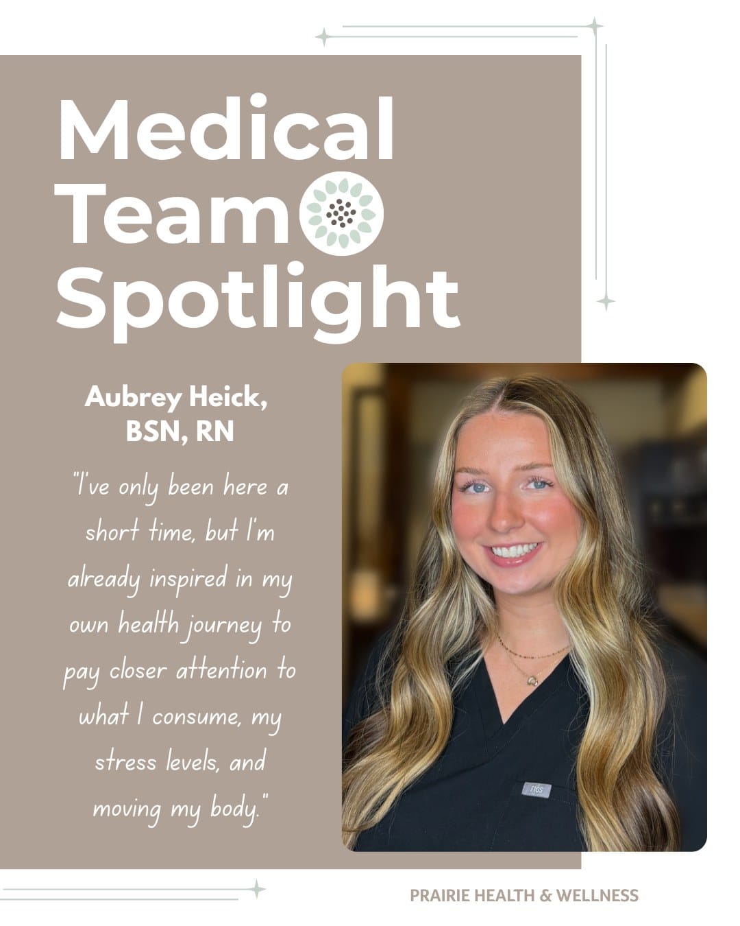 Medical Team Spotlight — Aubrey Heick, BSN, RN